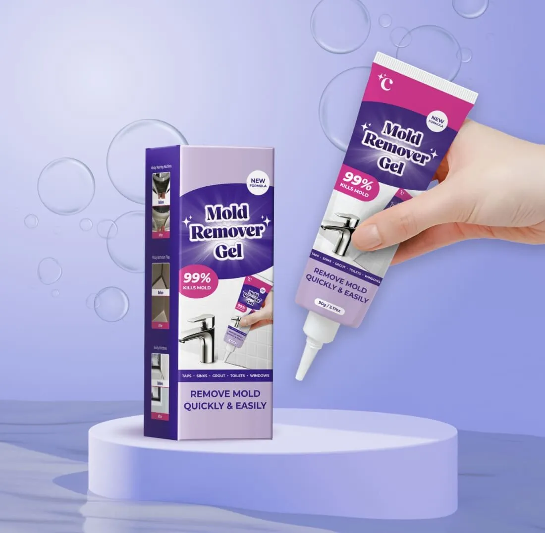 NuroClean Schimmelentferner-Gel – Entfernt hartnäckigen Schimmel von Fliesen, Fugen und Silikon